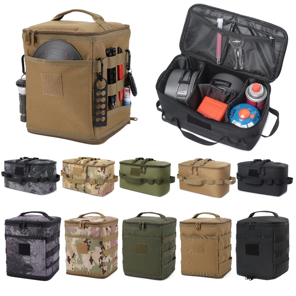 Camping Cooking Utensils Storage - Custodia tattica Borsa portaoggetti da campeggio
