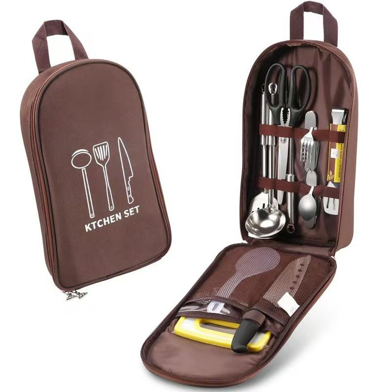 Camping Cooking Utensils Storage - Borsa organizer per utensili da campeggio,