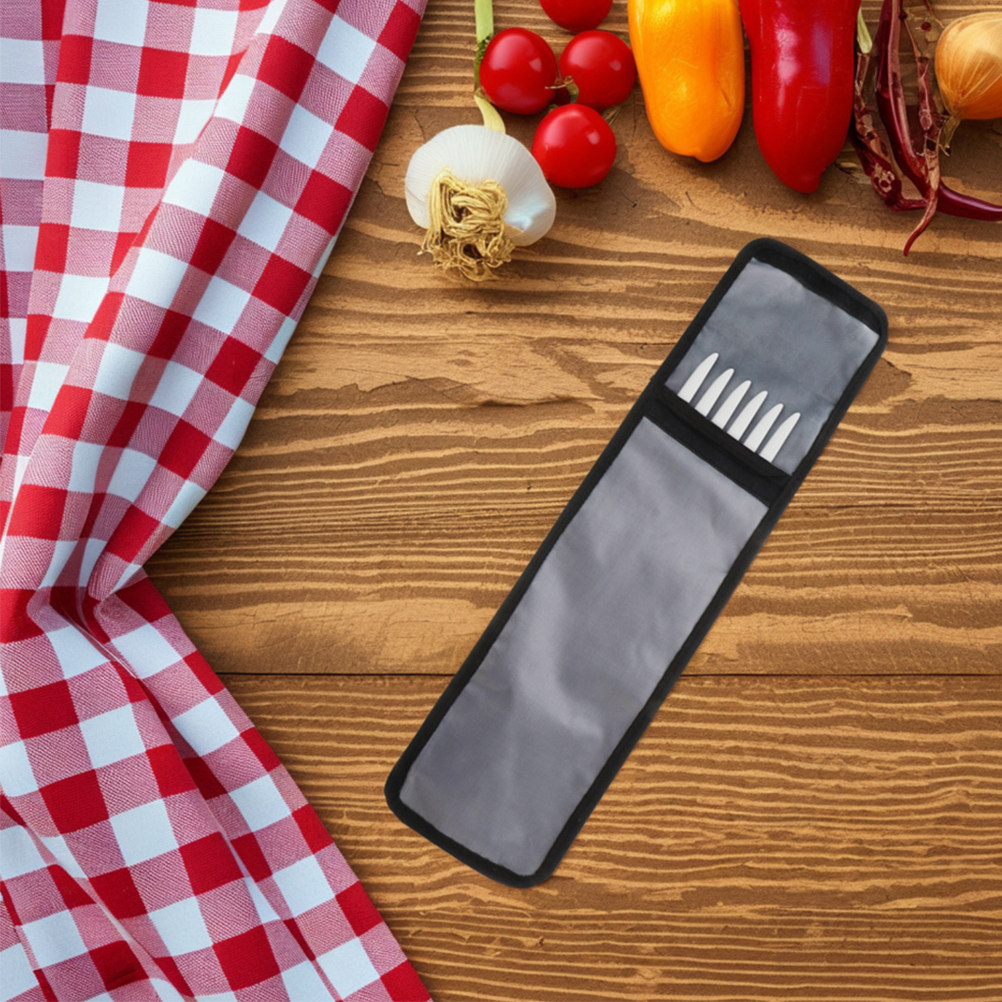 Camping Cooking Utensils Storage - Borsa porta spiedini da barbecue in