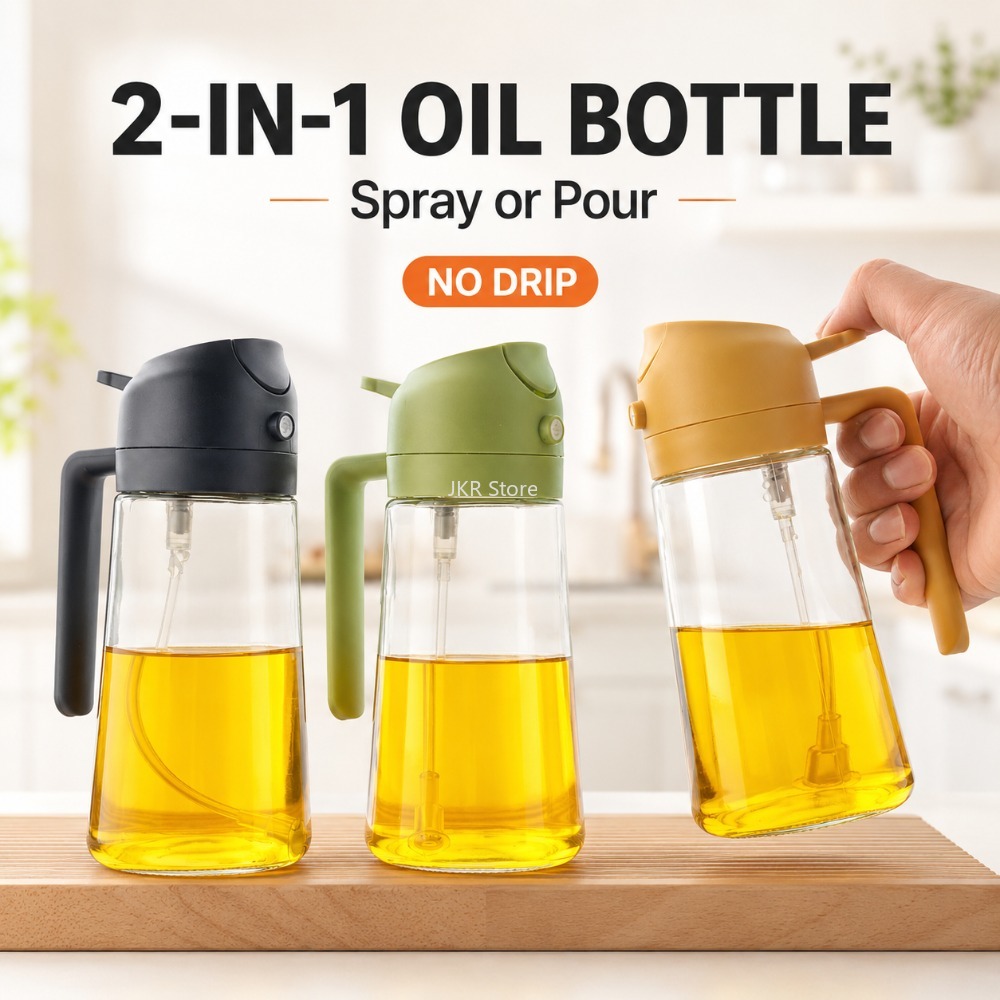 Camping Cooking Oil - Dispenser Spray 2 in 1 per