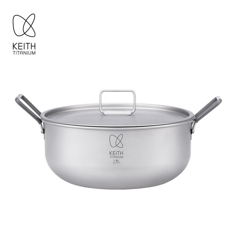 Camping Cooking Handle - KEITH Pentola da Cucina in Titanio