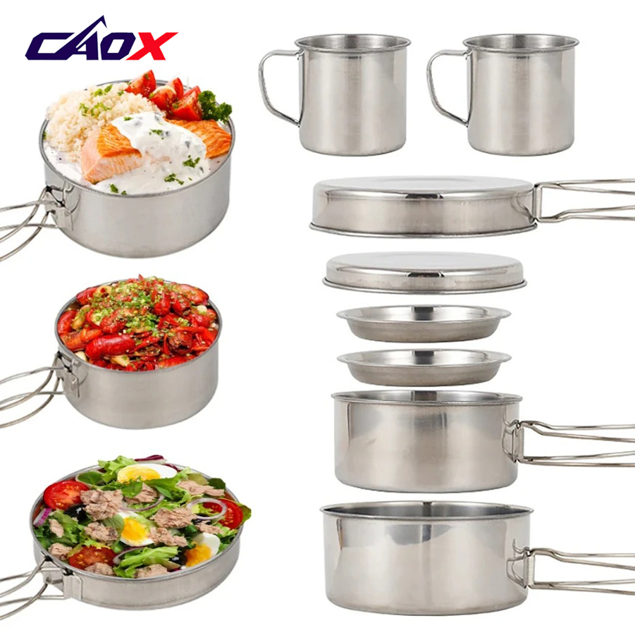 CAOX Set da 8 Pezzi per Campeg - Camping Cooking Hot Plate recensione e prezzo