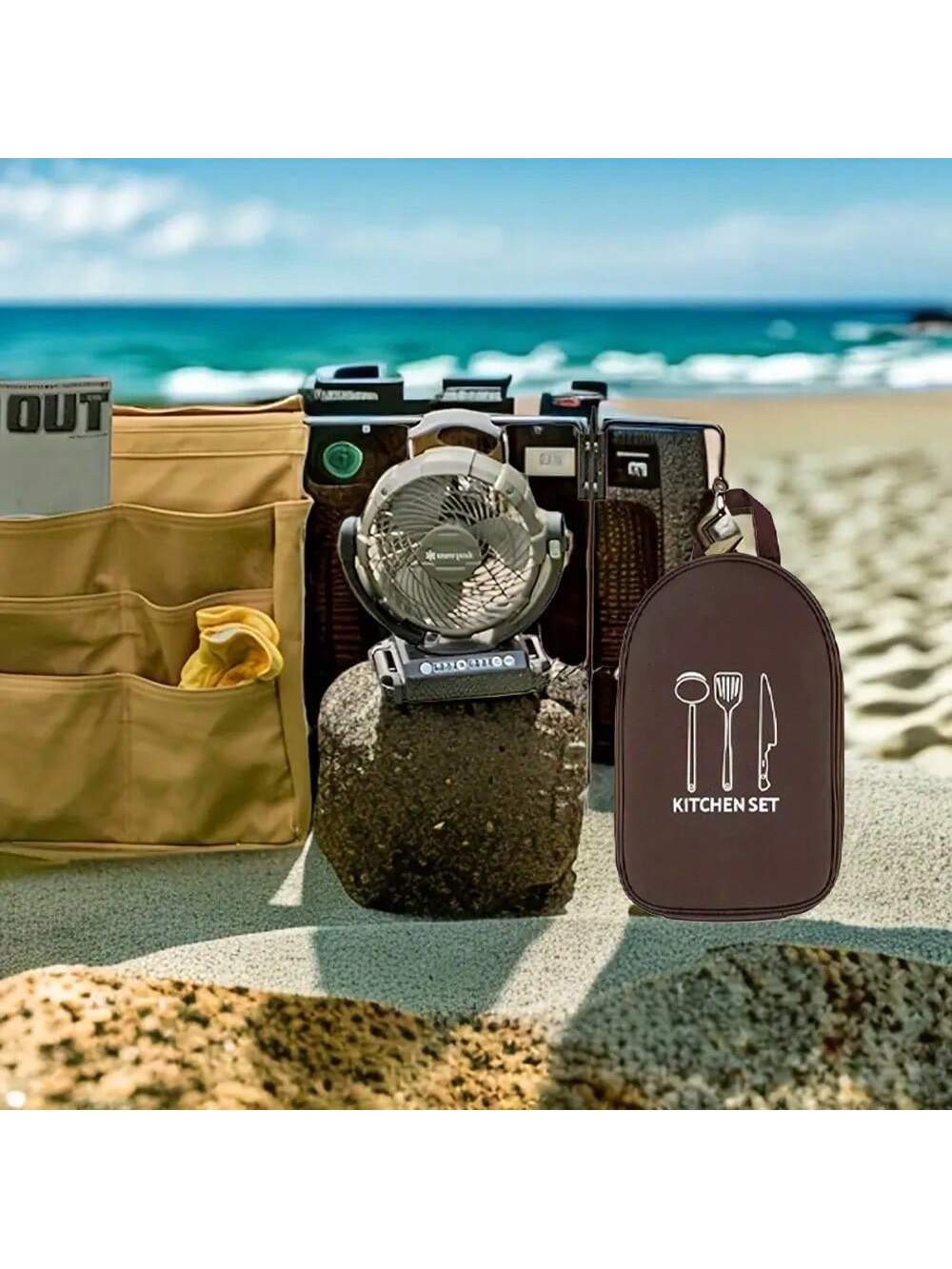 Borsa per riporre pentole da c - Camping Cooking Utensils Storage recensione e prezzo
