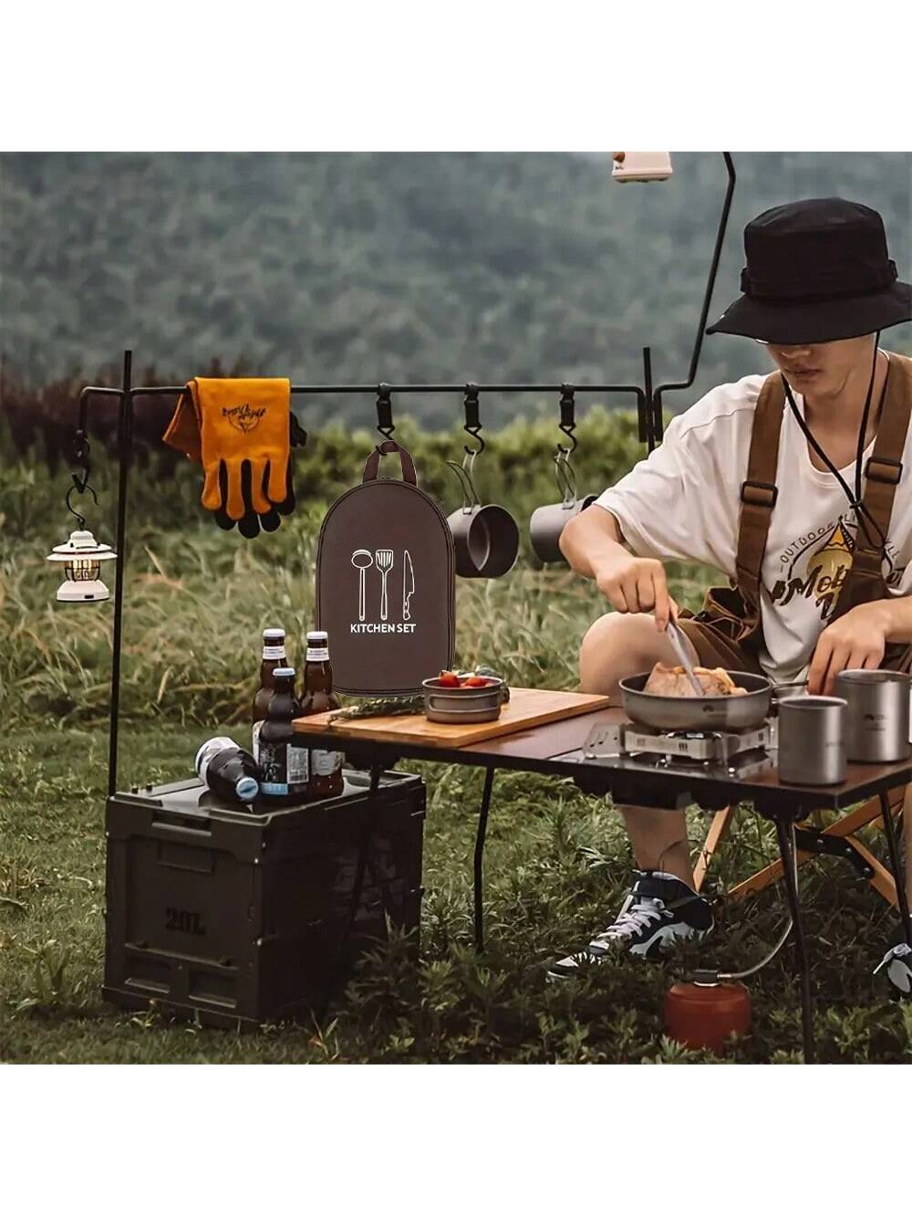Borsa per riporre pentole da c - Camping Cooking Utensils Storage recensione e prezzo