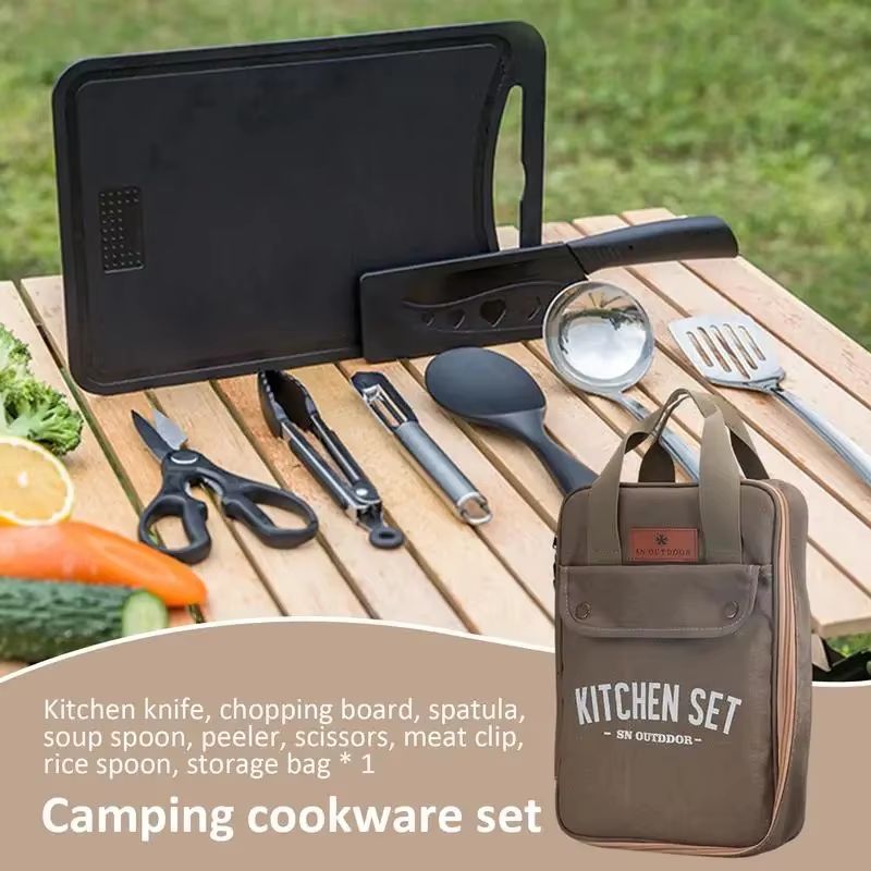 Set da Cucina da Campeggio 8 P - Camping Cooking Recipes recensione e prezzo