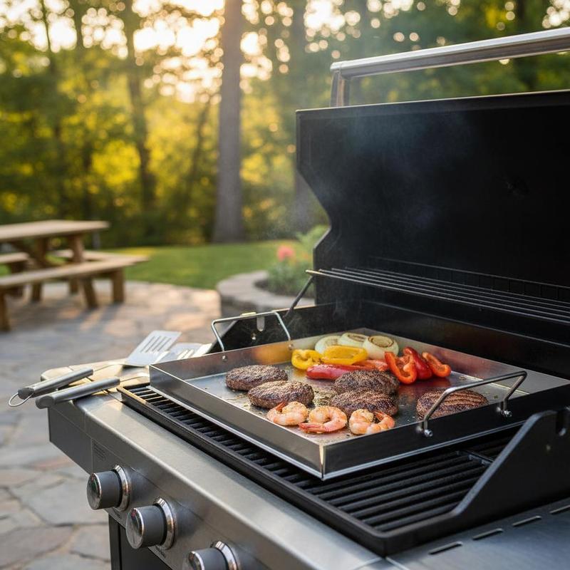 Piastra universale piatta 18x1 - Camping Cooking Handle recensione e prezzo