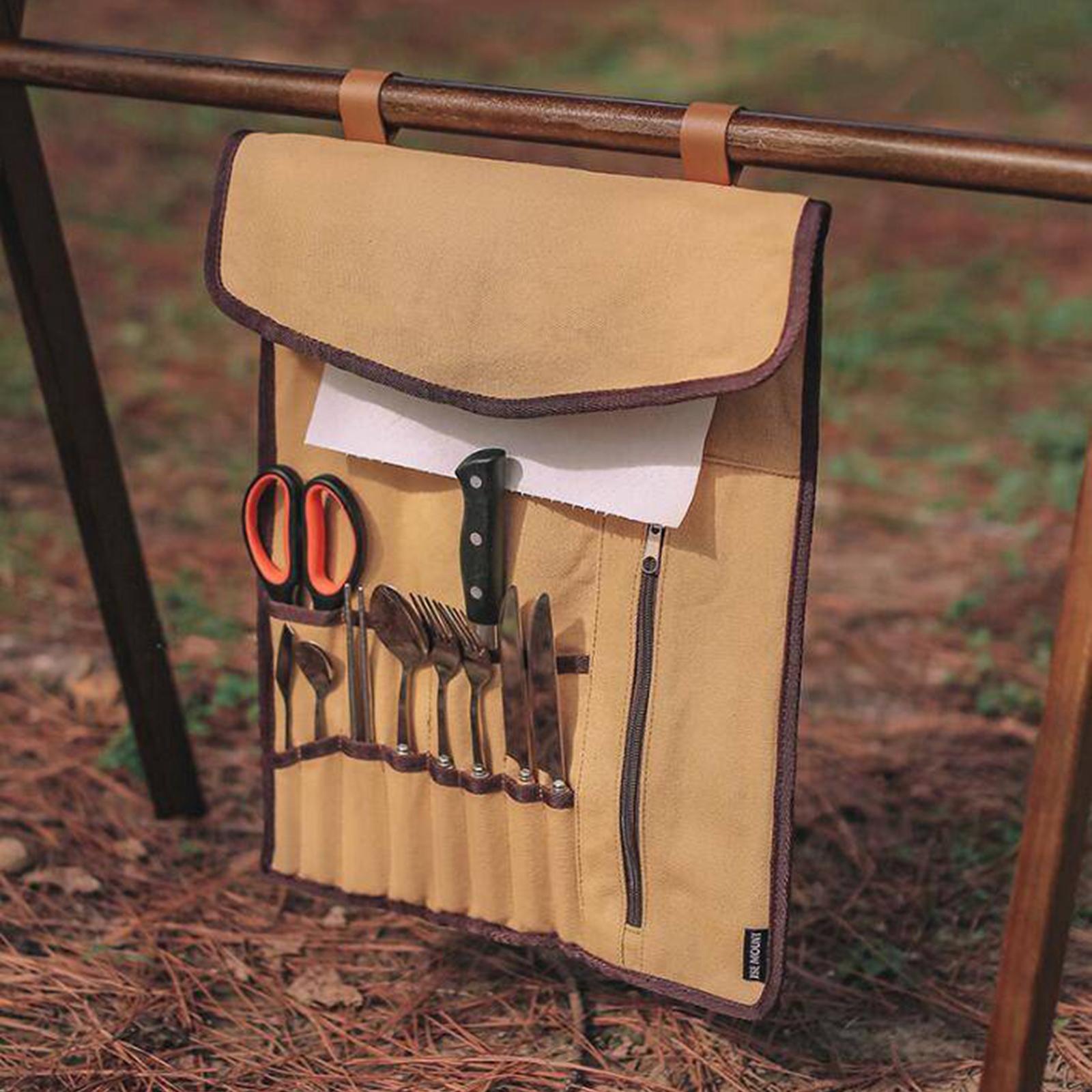 Borsa arrotolabile per utensil - Camping Cooking Utensils Storage recensione e prezzo