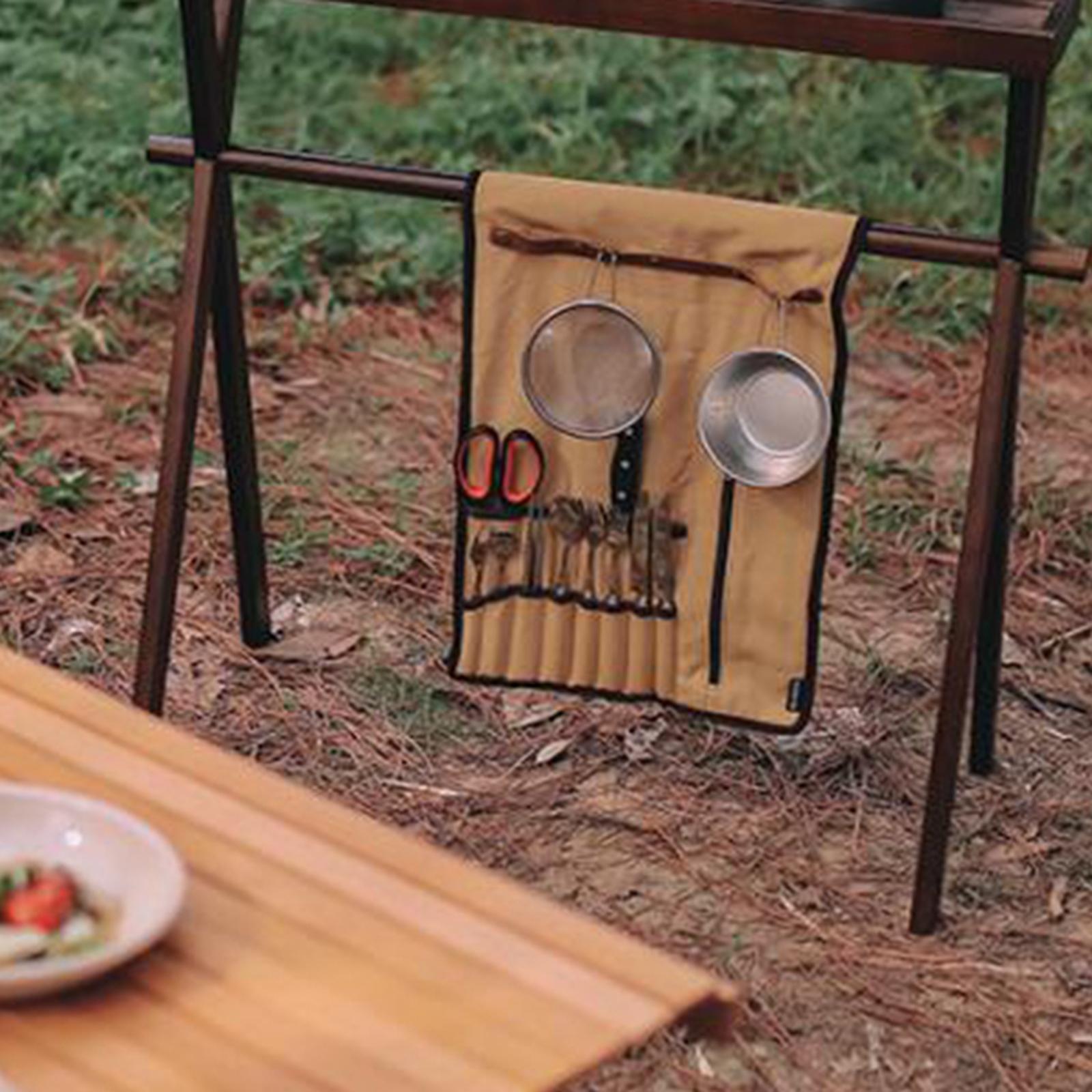 Borsa arrotolabile per utensil - Camping Cooking Utensils Storage recensione e prezzo