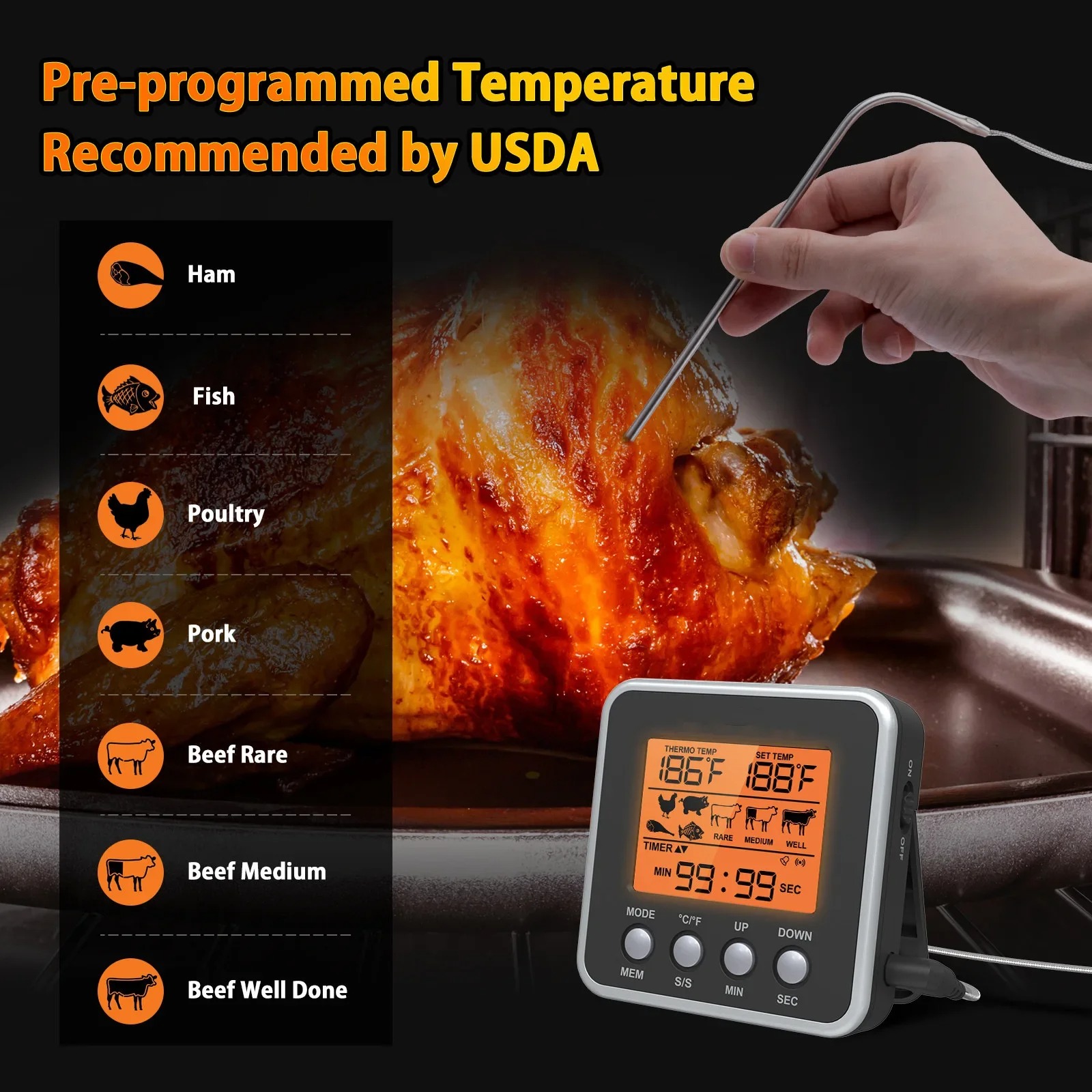 Termometro per carne digitale  - Meat Thermometer Camp recensione e prezzo