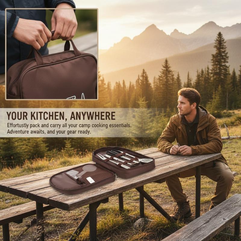 Borsa da cucina per esterni, b - Camping Cooking Utensils Storage recensione e prezzo
