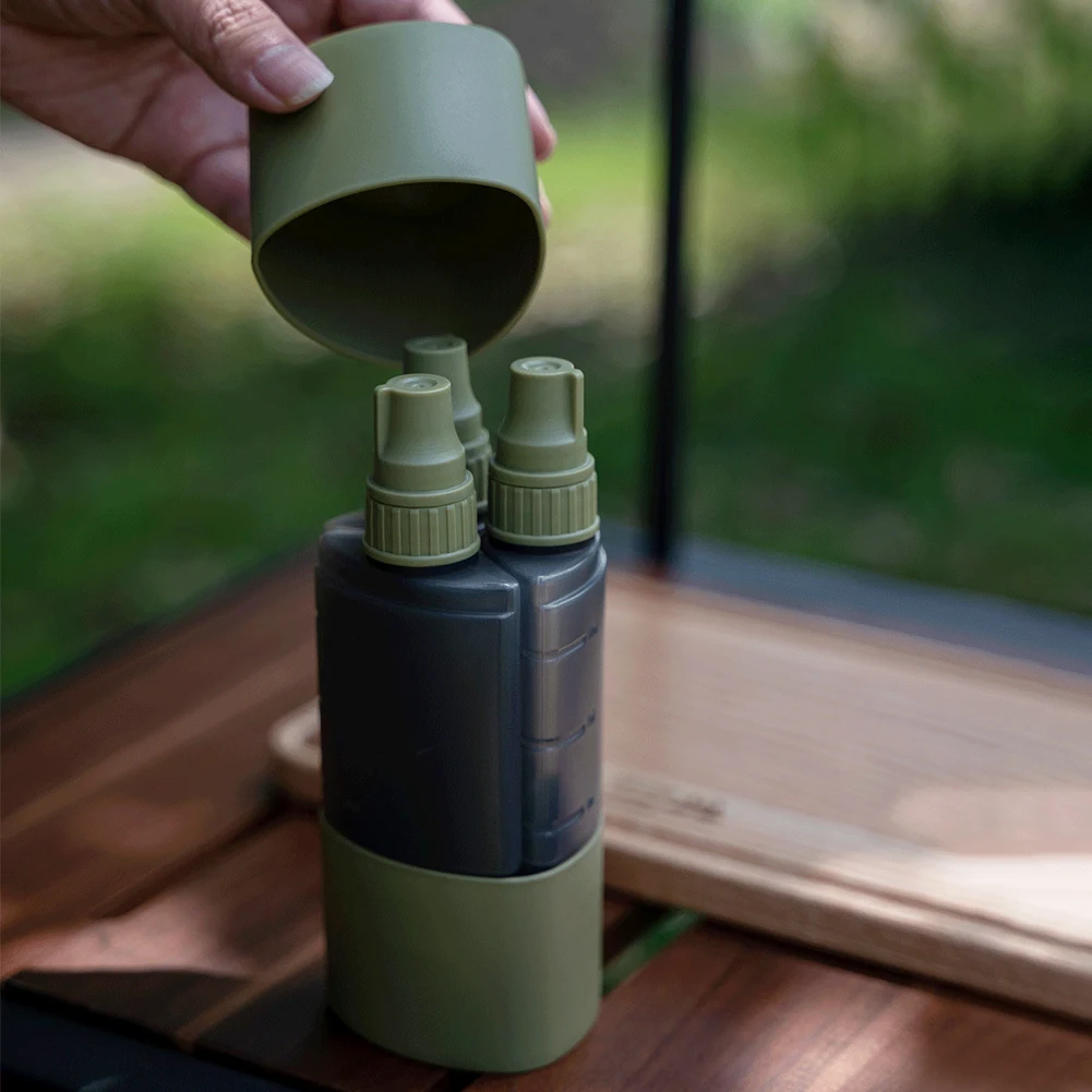 3 in 1 bottiglia per dispenser - Camping Cooking Recipes recensione e prezzo